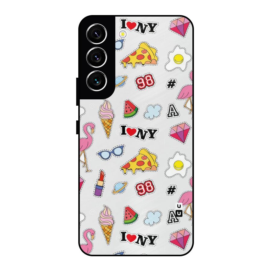Personnel Quirk Metal Back Case for Galaxy S22 5G