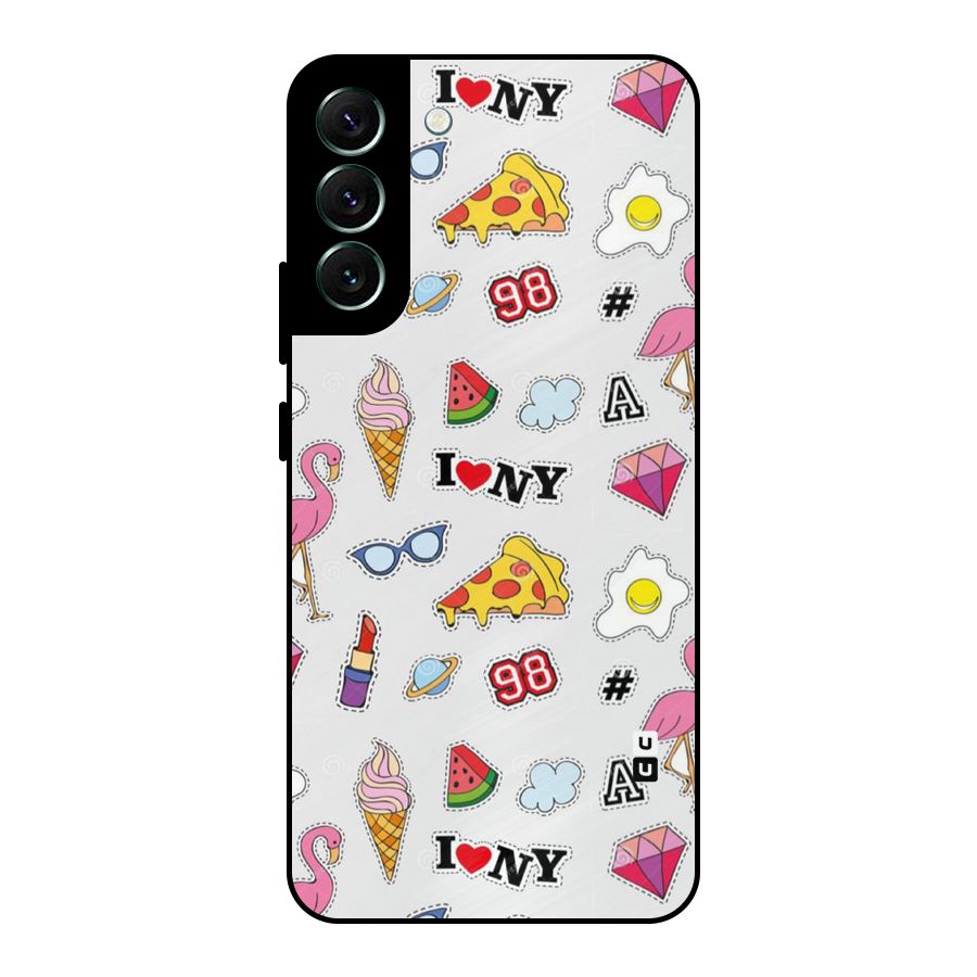 Personnel Quirk Metal Back Case for Galaxy S22 Plus 5G