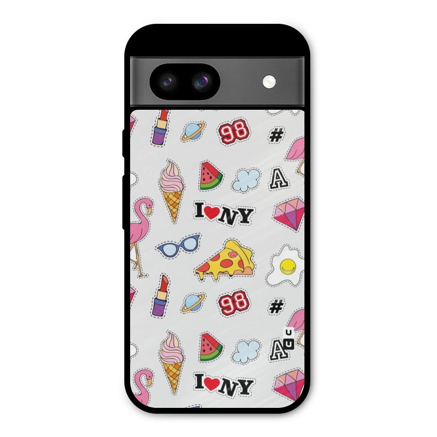 Personnel Quirk Metal Back Case for Google Pixel 8a