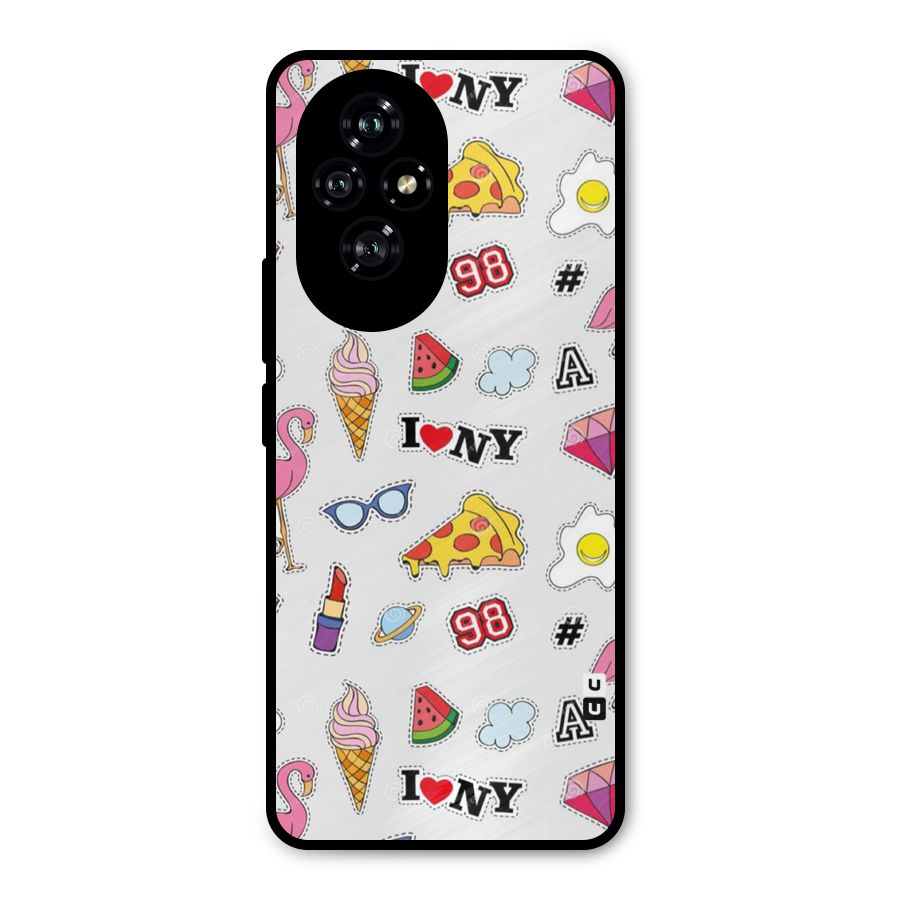 Personnel Quirk Metal Back Case for Honor 200