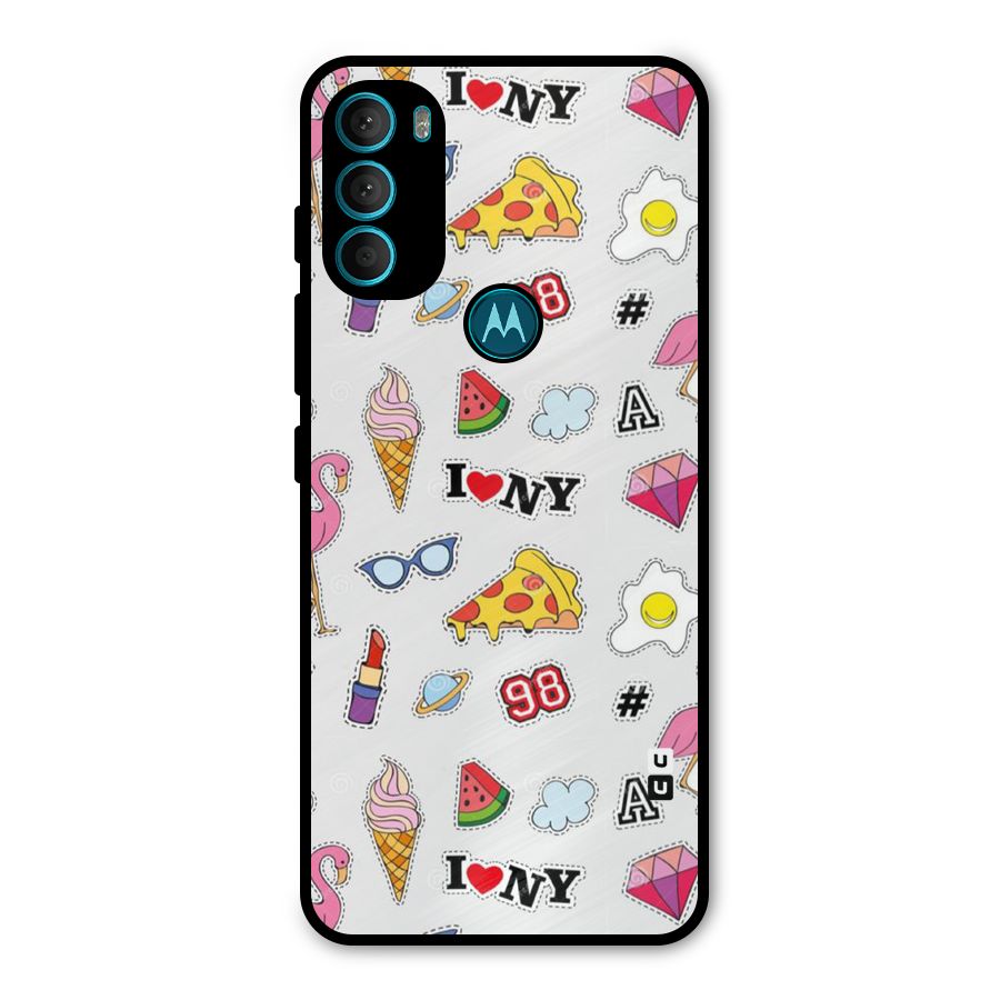 Personnel Quirk Metal Back Case for Moto G71 5G