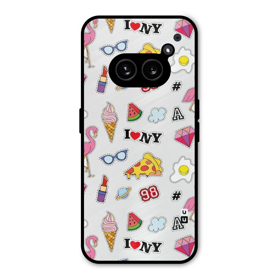 Personnel Quirk Metal Back Case for Nothing Phone 2a Plus