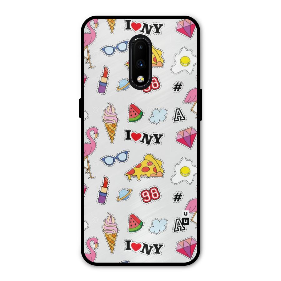 Personnel Quirk Metal Back Case for OnePlus 7