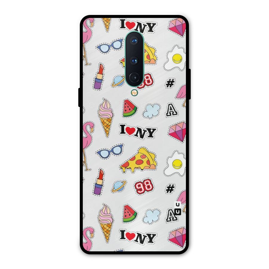Personnel Quirk Metal Back Case for OnePlus 8