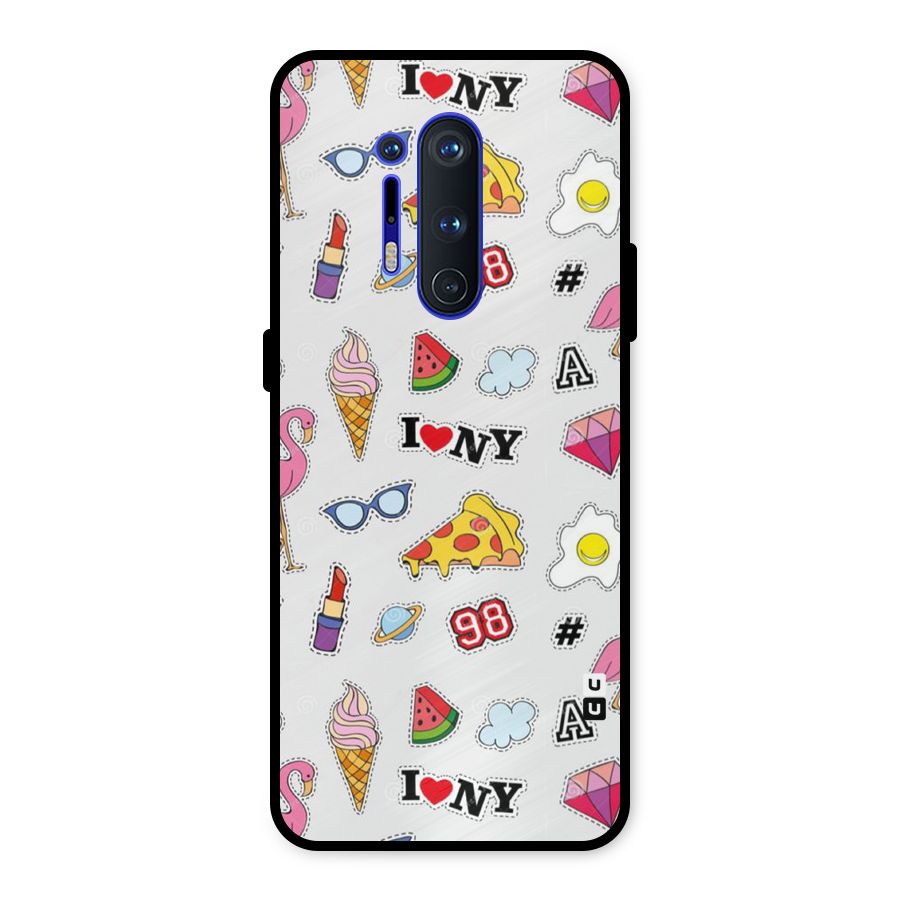 Personnel Quirk Metal Back Case for OnePlus 8 Pro