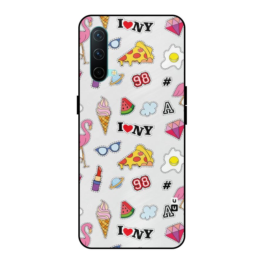 Personnel Quirk Metal Back Case for OnePlus Nord CE 5G