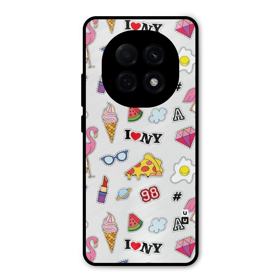 Personnel Quirk Metal Back Case for Oppo F29 Pro