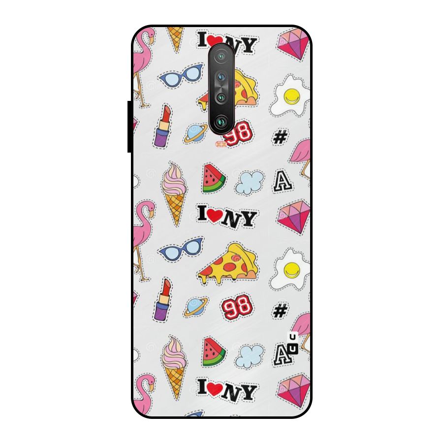 Personnel Quirk Metal Back Case for Poco X2