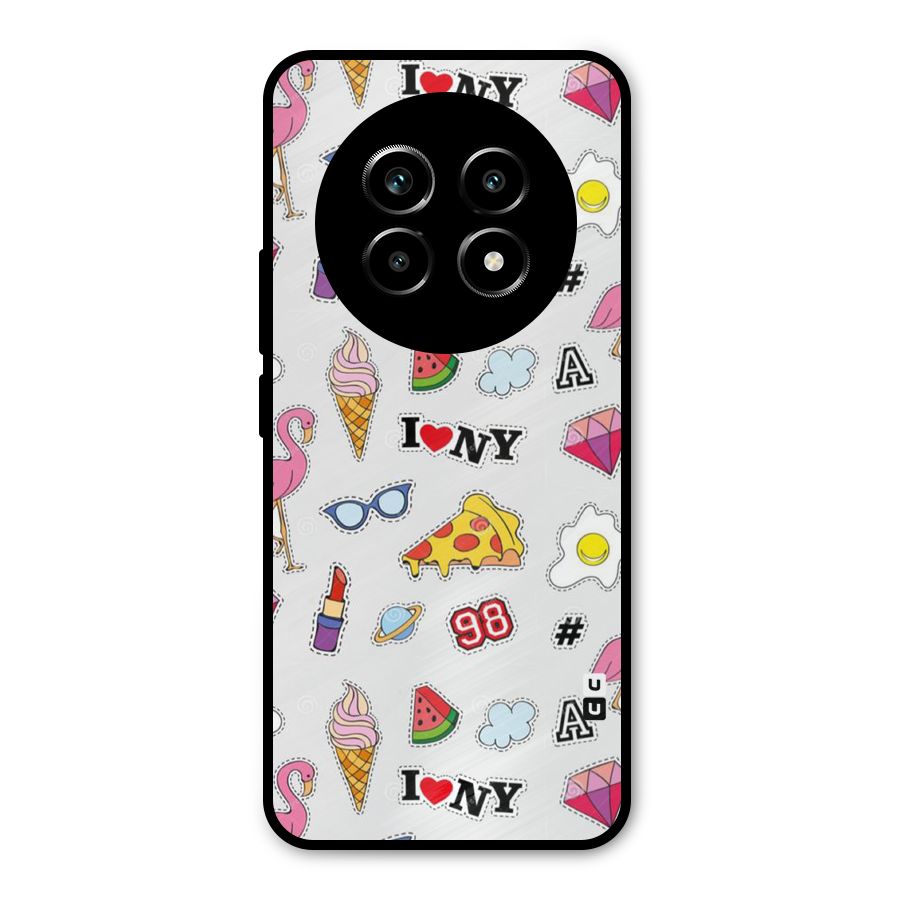 Personnel Quirk Metal Back Case for Realme 13 Pro