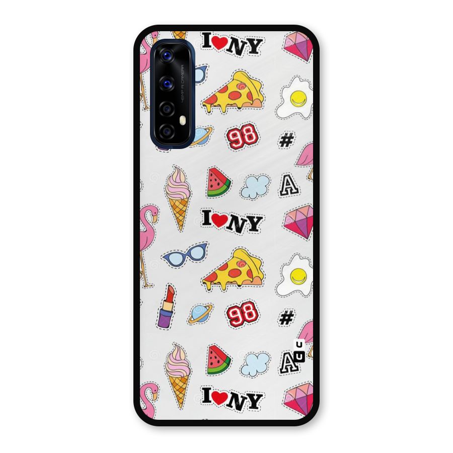 Personnel Quirk Metal Back Case for Realme Narzo 20 Pro
