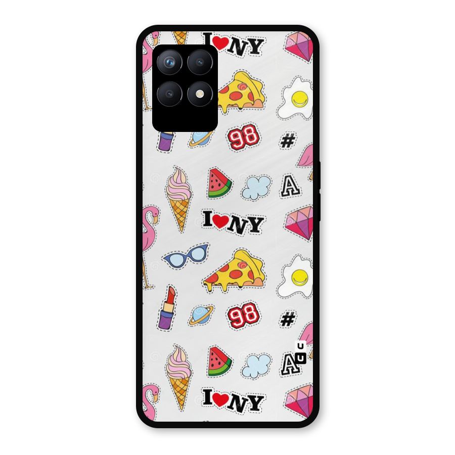 Personnel Quirk Metal Back Case for Realme Narzo 50