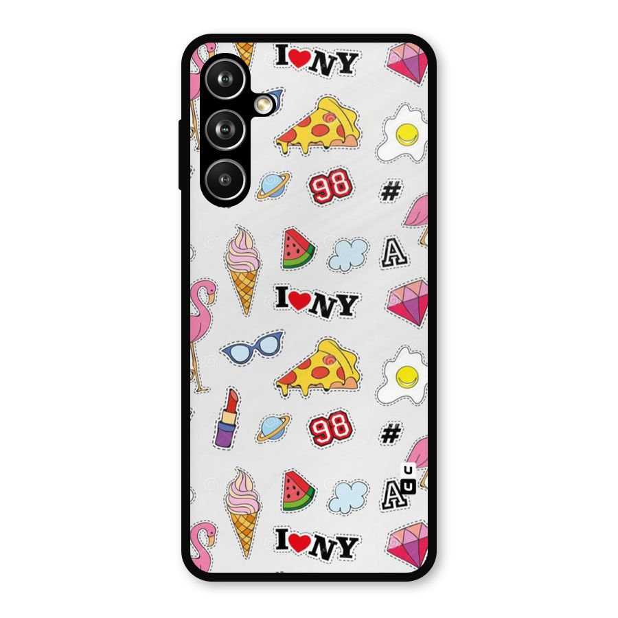 Personnel Quirk Metal Back Case for Samsung Galaxy M54