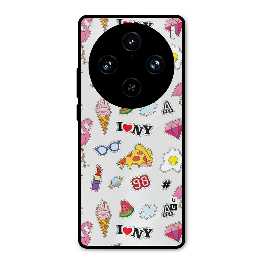 Personnel Quirk Metal Back Case for Vivo X100 Pro