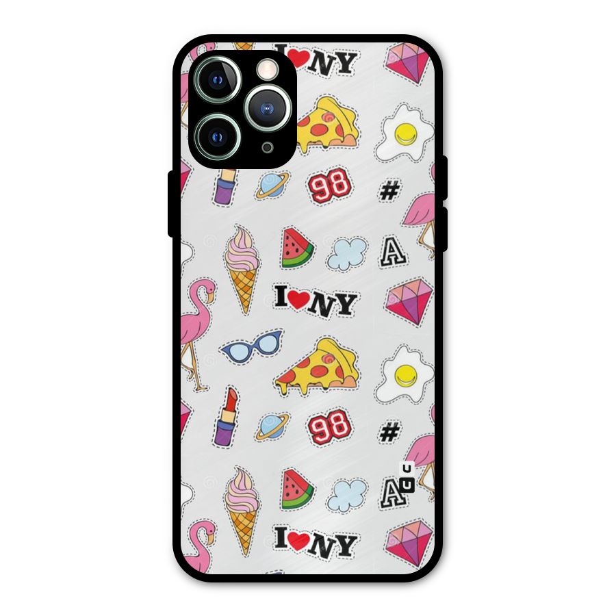Personnel Quirk Metal Back Case for iPhone 11 Pro Max