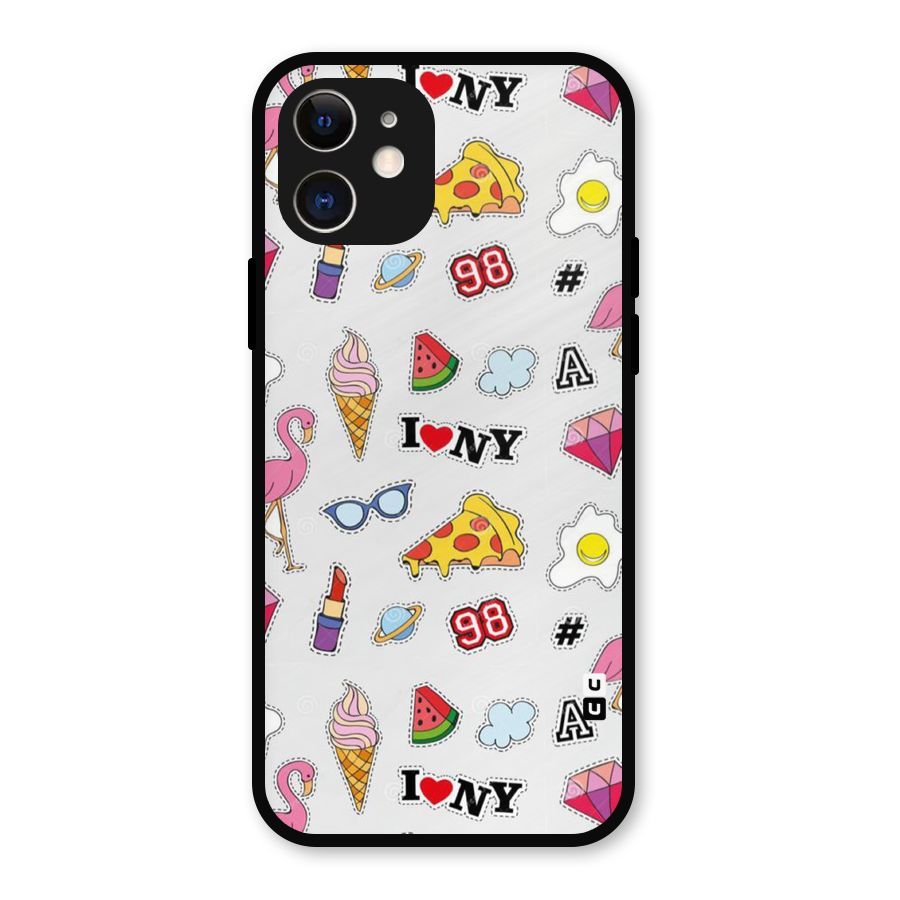 Personnel Quirk Metal Back Case for iPhone 12