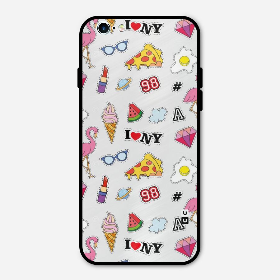 Personnel Quirk Metal Back Case for iPhone 6 6s