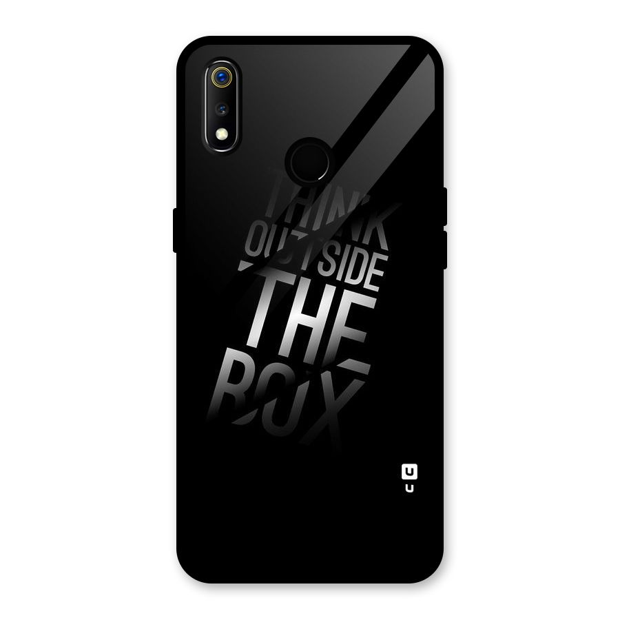 Perspective Thinking Glass Back Case for Realme 3i