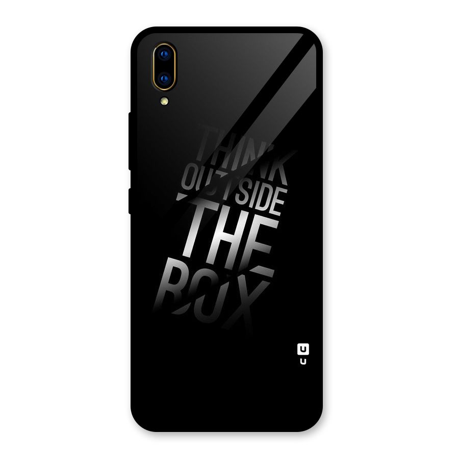 Perspective Thinking Glass Back Case for Vivo V11 Pro
