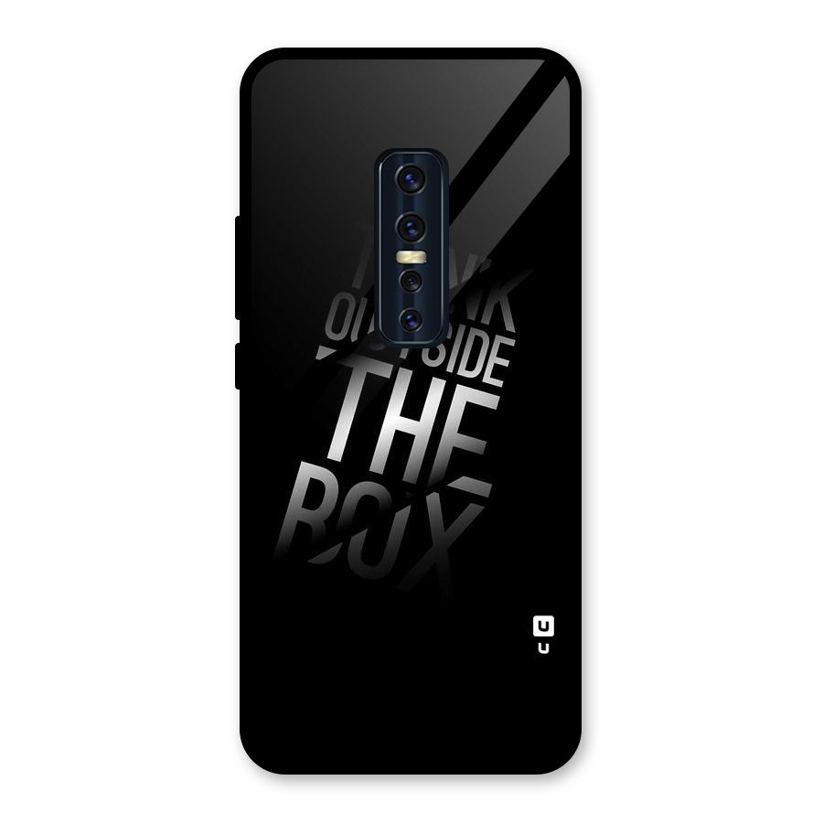 Perspective Thinking Glass Back Case for Vivo V17 Pro