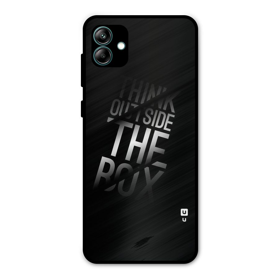 Perspective Thinking Metal Back Case for Galaxy A04