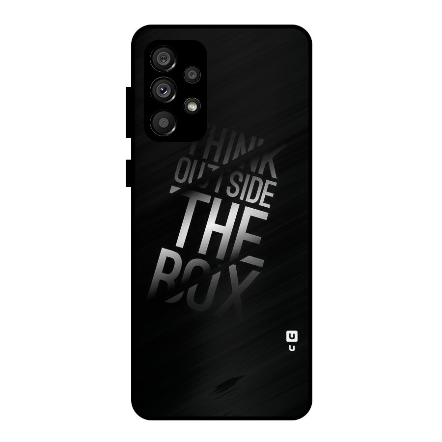 Perspective Thinking Metal Back Case for Galaxy A73 5G