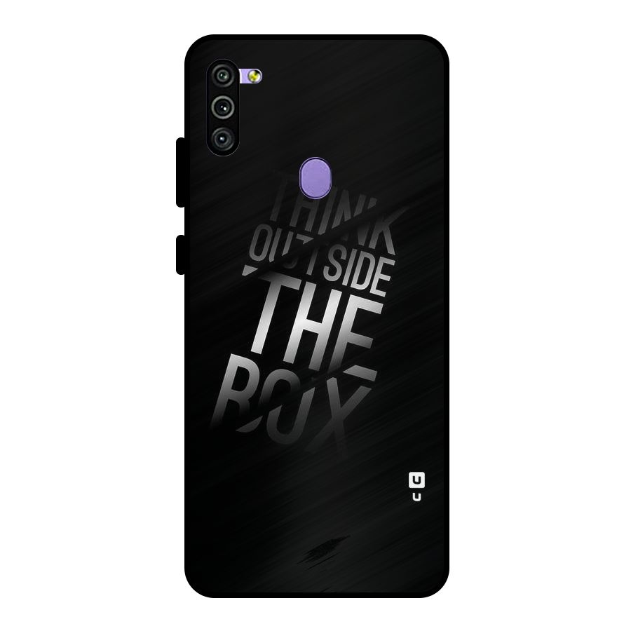 Perspective Thinking Metal Back Case for Galaxy M11