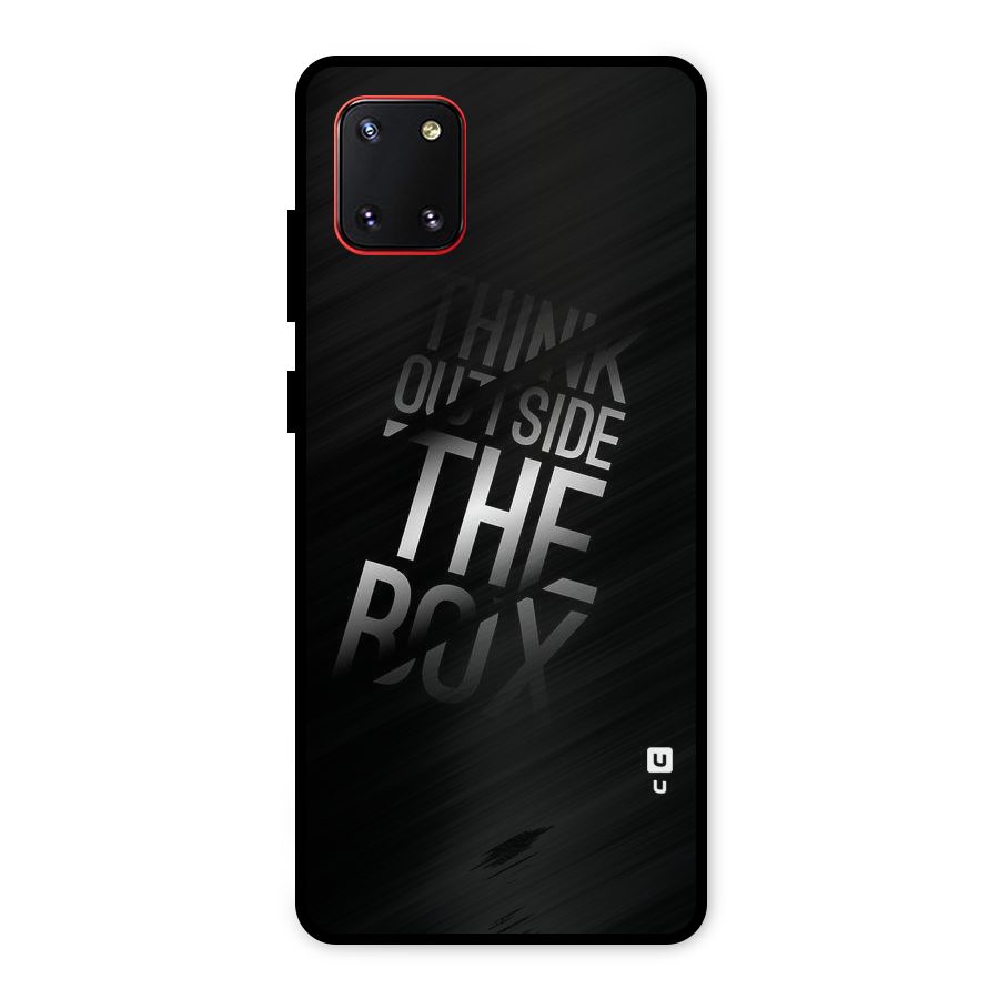 Perspective Thinking Metal Back Case for Galaxy Note 10 Lite