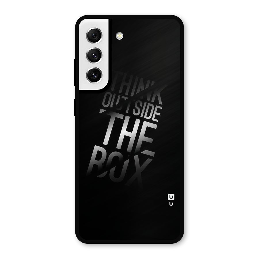 Perspective Thinking Metal Back Case for Galaxy S21 FE 5G