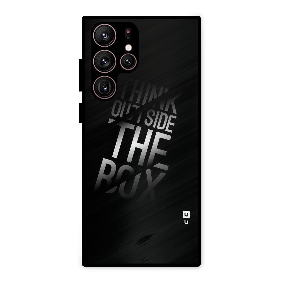 Perspective Thinking Metal Back Case for Galaxy S22 Ultra 5G