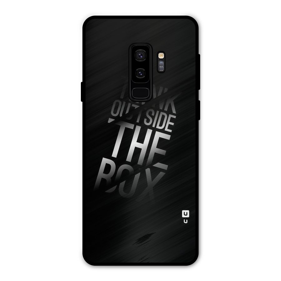 Perspective Thinking Metal Back Case for Galaxy S9 Plus