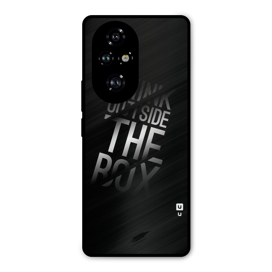 Perspective Thinking Metal Back Case for Honor 200 Pro