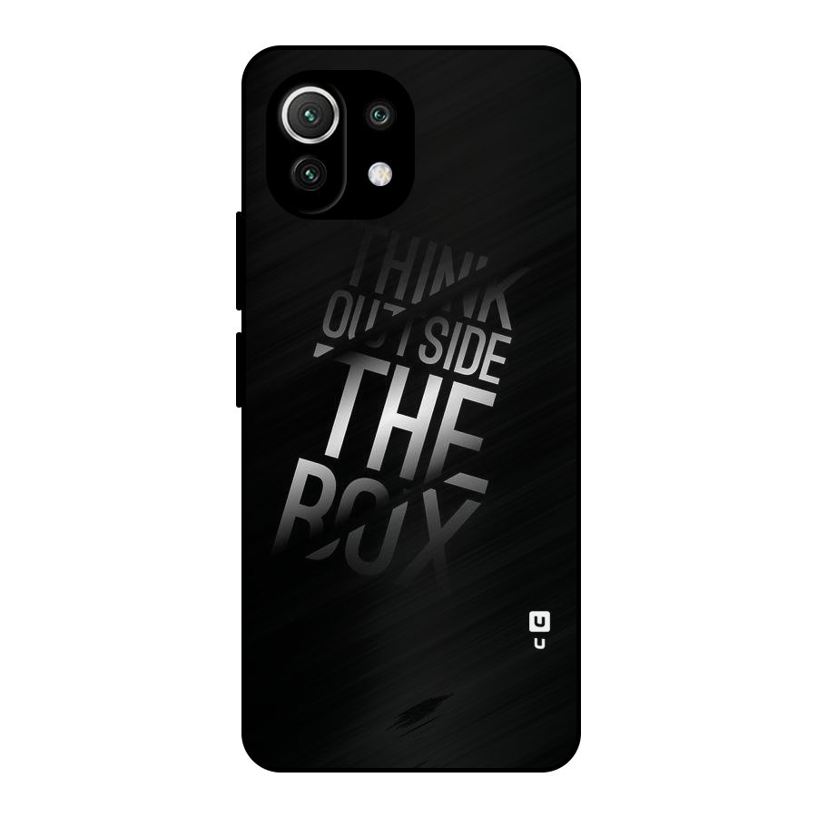 Perspective Thinking Metal Back Case for Mi 11 Lite