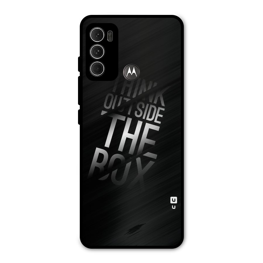 Perspective Thinking Metal Back Case for Moto G60