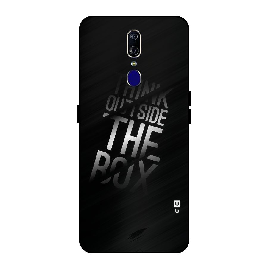 Perspective Thinking Metal Back Case for Oppo F11