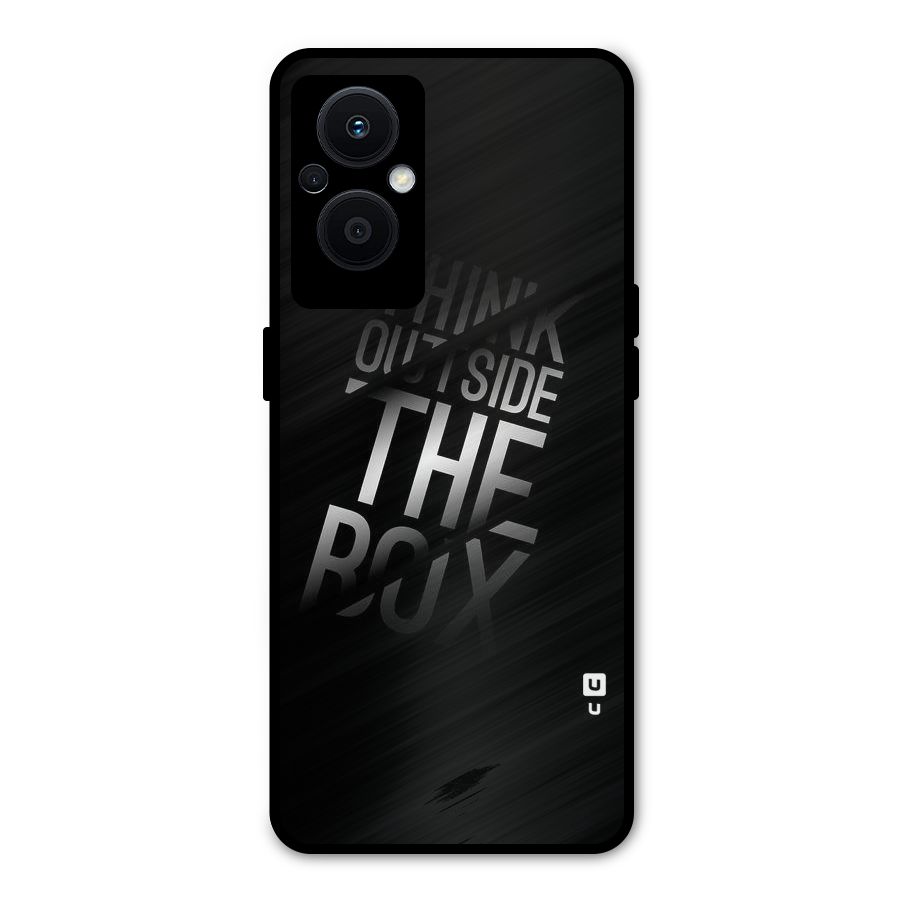 Perspective Thinking Metal Back Case for Oppo F21s Pro 5G