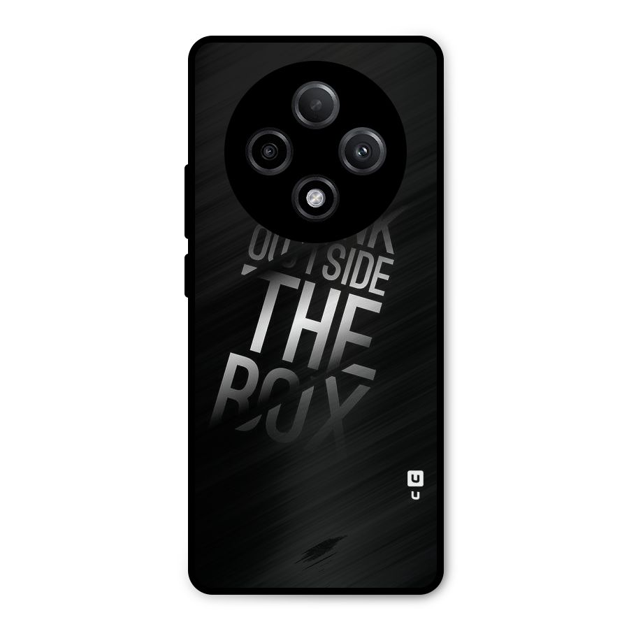Perspective Thinking Metal Back Case for Oppo F27 Pro Plus