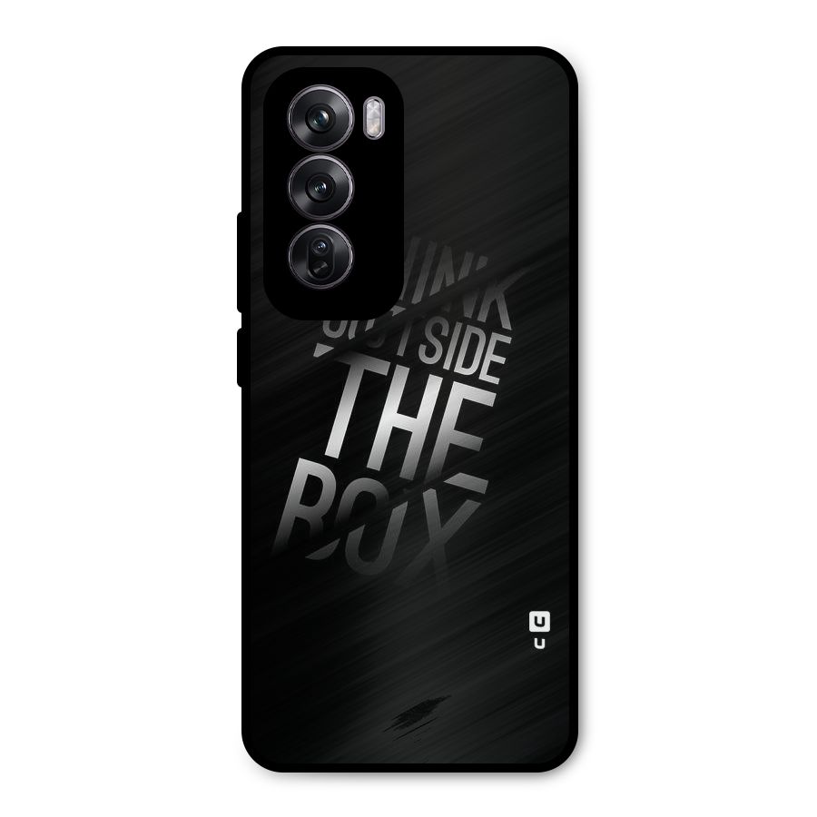 Perspective Thinking Metal Back Case for Oppo Reno12 Pro
