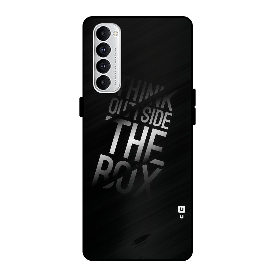 Perspective Thinking Metal Back Case for Oppo Reno4 Pro