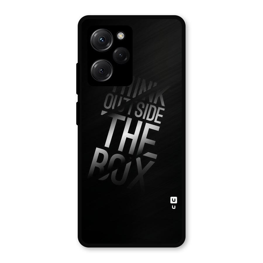 Perspective Thinking Metal Back Case for Poco X5 Pro
