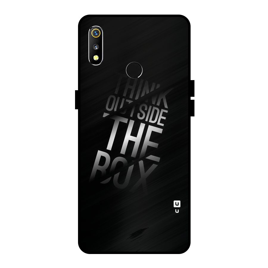 Perspective Thinking Metal Back Case for Realme 3i