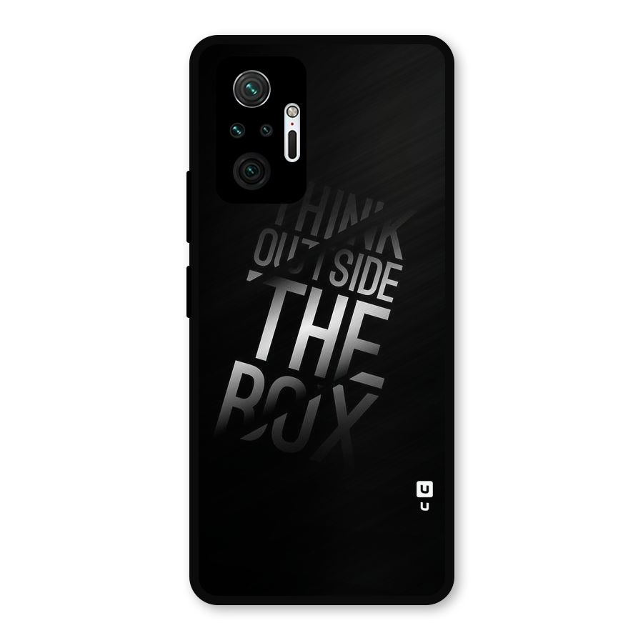 Perspective Thinking Metal Back Case for Redmi Note 10 Pro Max