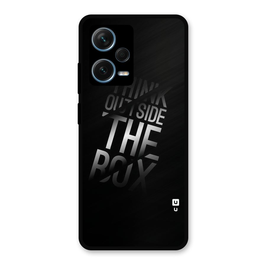 Perspective Thinking Metal Back Case for Redmi Note 12 Pro Plus 5G