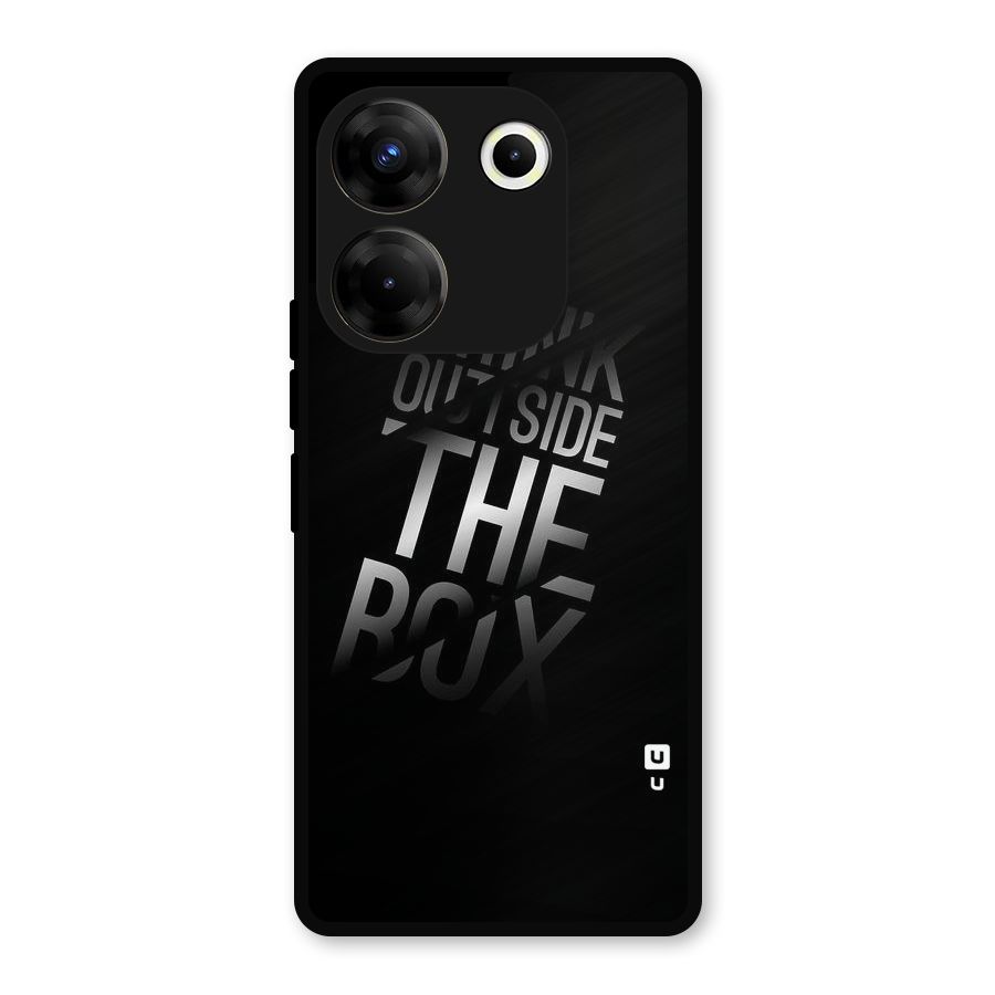 Perspective Thinking Metal Back Case for Tecno Camon 20 Pro