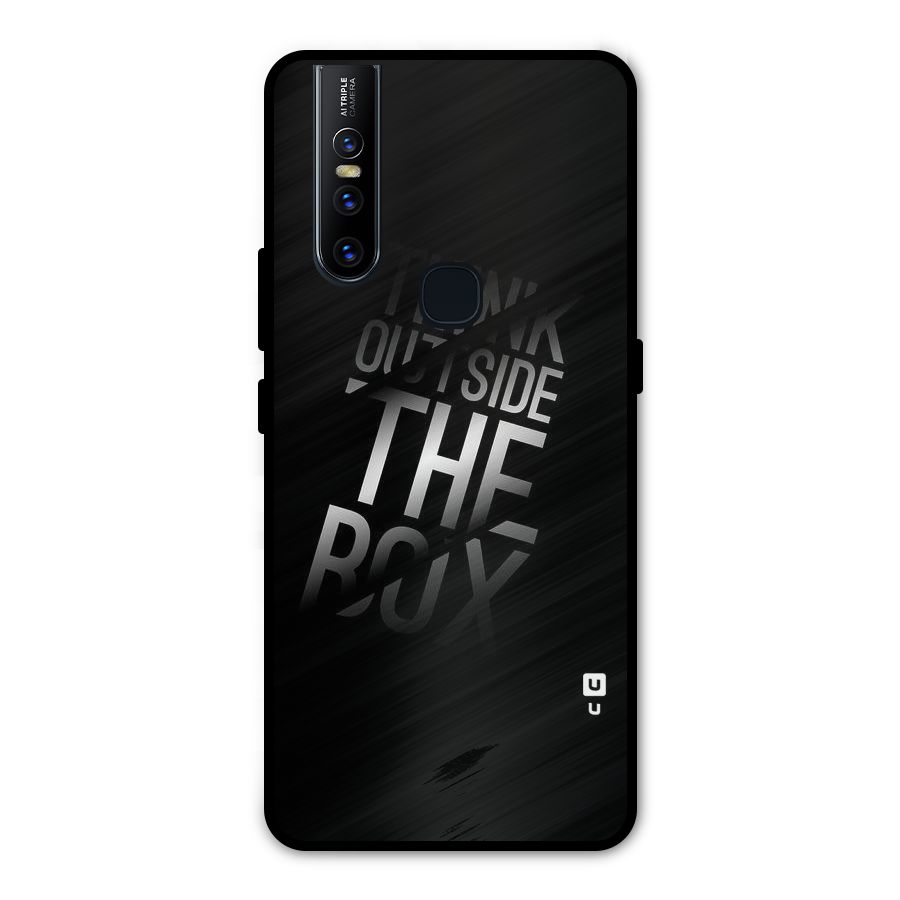 Perspective Thinking Metal Back Case for Vivo V15