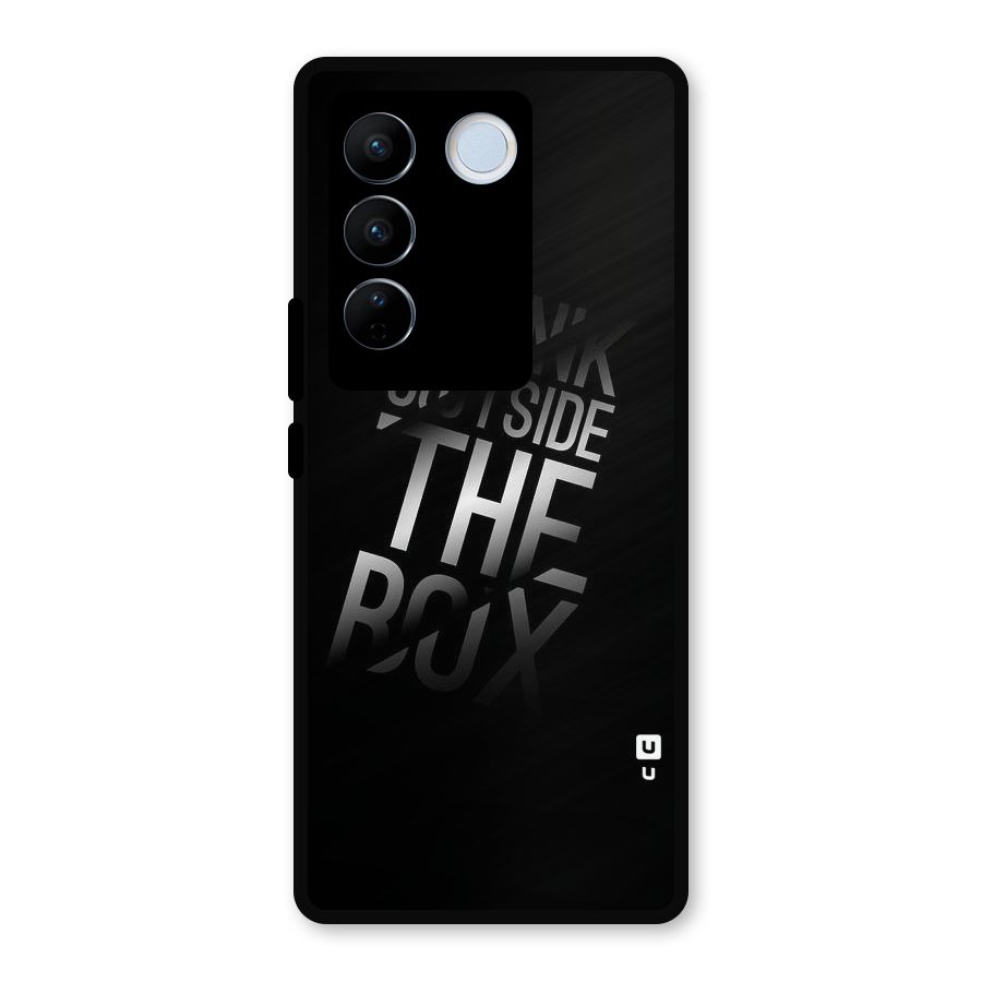 Perspective Thinking Metal Back Case for Vivo V27