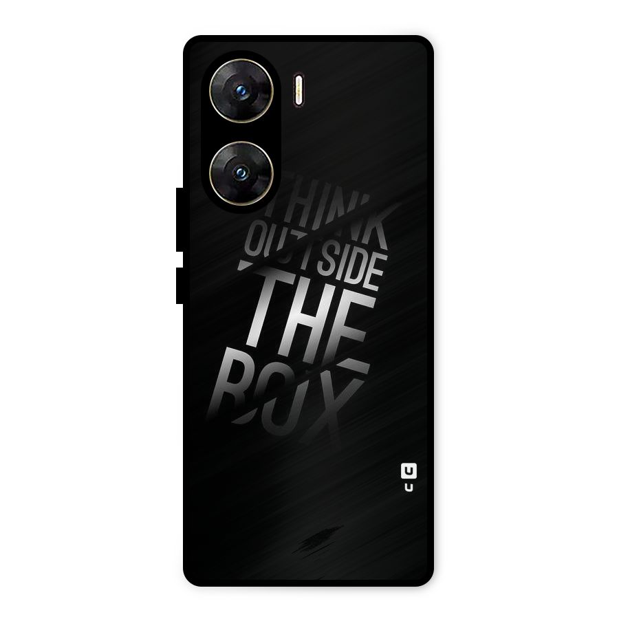 Perspective Thinking Metal Back Case for Vivo V29e