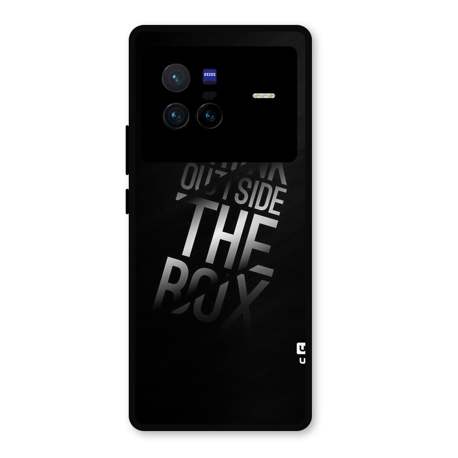 Perspective Thinking Metal Back Case for Vivo X80