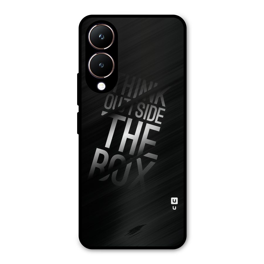 Perspective Thinking Metal Back Case for Vivo Y28