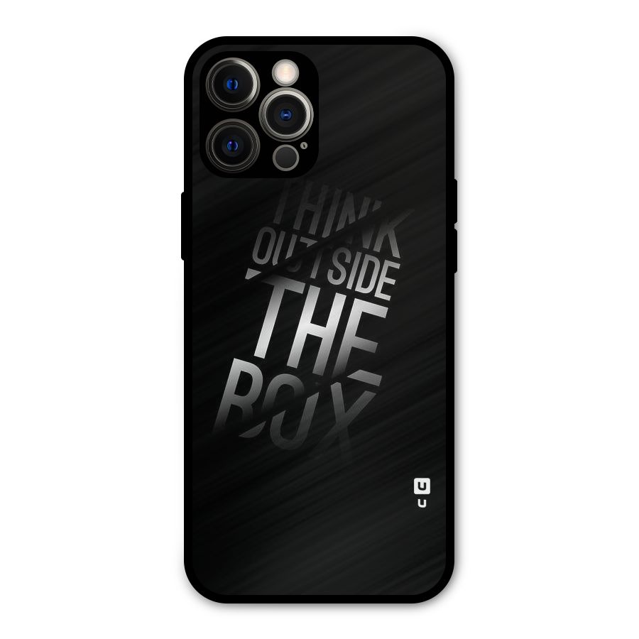 Perspective Thinking Metal Back Case for iPhone 12 Pro Max