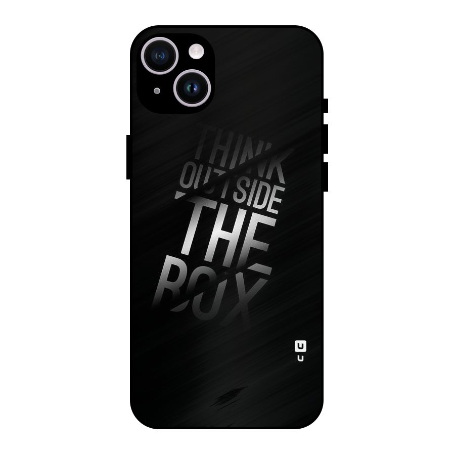 Perspective Thinking Metal Back Case for iPhone 14 Plus